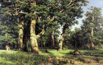 Iván Ivánovich Shishkin Painting - robledal 1887 paisaje clásico Ivan Ivanovich